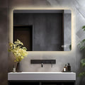 LED Badspiegel mit Beleuchtung Weiß 70x50 cm Bad Spiegel Gross badezimmerspiegel mit Touch Dimmbar Warmweiss/Kaltweiss Licht Antibeschlag Wandspiegel xl7393495