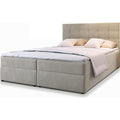 Boxspringbett GLOS Komplett-Set mit Matratze und Topper Beige 160x200 cm Polsterbett mit Zwei Bettkaesten - Cosmic 10 ae2938238