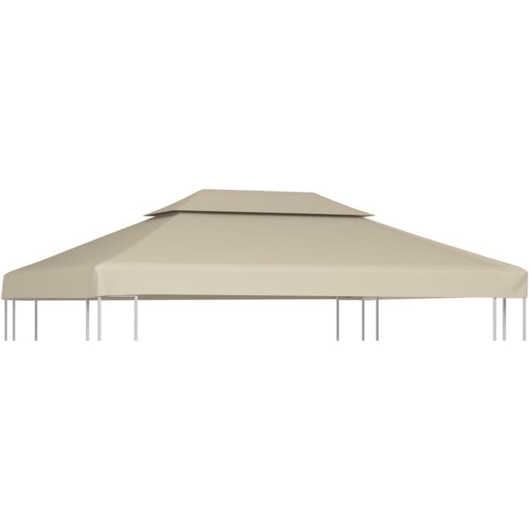 Pavillon-Dachplane Ersatzdach 310 g/m 34 m Beige zm9214311