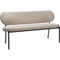 Bank Jersey Schwarz Webstoff Taupe Metall cd4782034