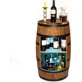 COOPER Weinregal - Weinschrank Mini Bar - Alkohol Schrank Mann - Barschrank mit LED-Leuchten - 80cm hoch - Retro deko Bar Regal - Hausbar Theke